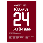 Niclas Füllkrug bricht den Derby-Fluch Fußball Poster mit Rahmen