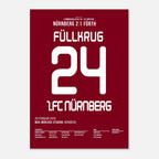 Niclas Füllkrug bricht den Derby-Fluch Fußball Poster mit Rahmen