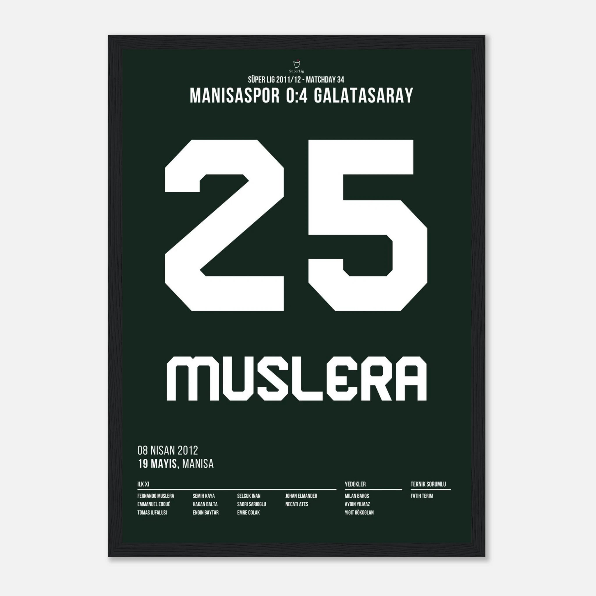 Muslera verwandelt vom Punkt zur Meisterschaft 2012