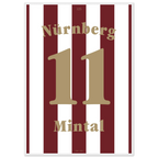 Marek Mintal - 125 Jahre FCN Fußball Poster mit Rahmen