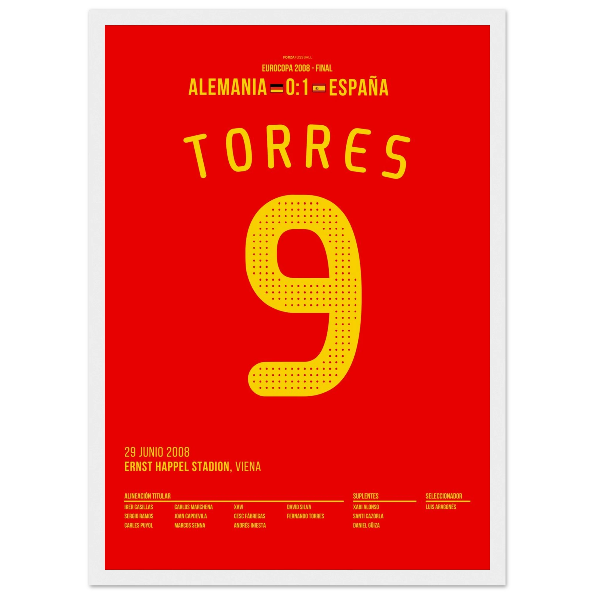 Fernando Torres schießt Spanien zum EM Sieg 2008