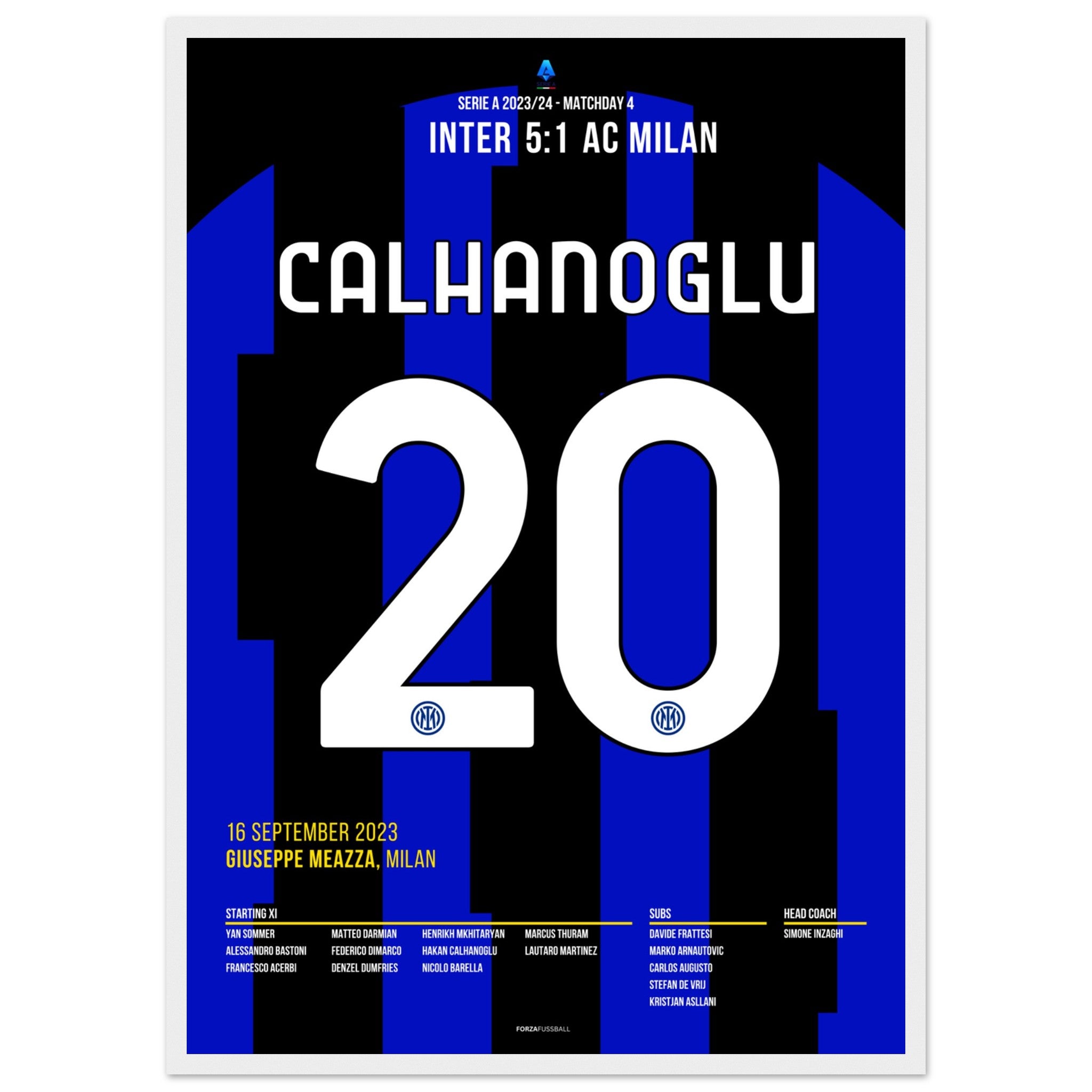 Hakan Calhanoglu trifft gegen seinen Ex Club im Derby