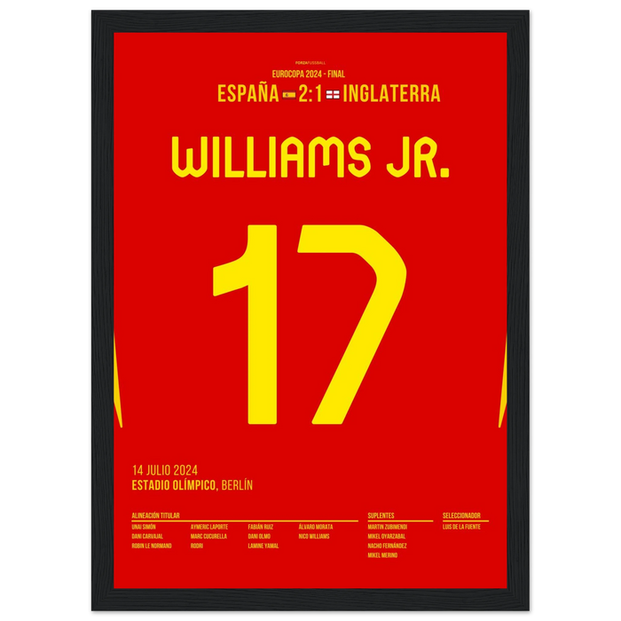 Nico Williams shoots Spain towards Euro title