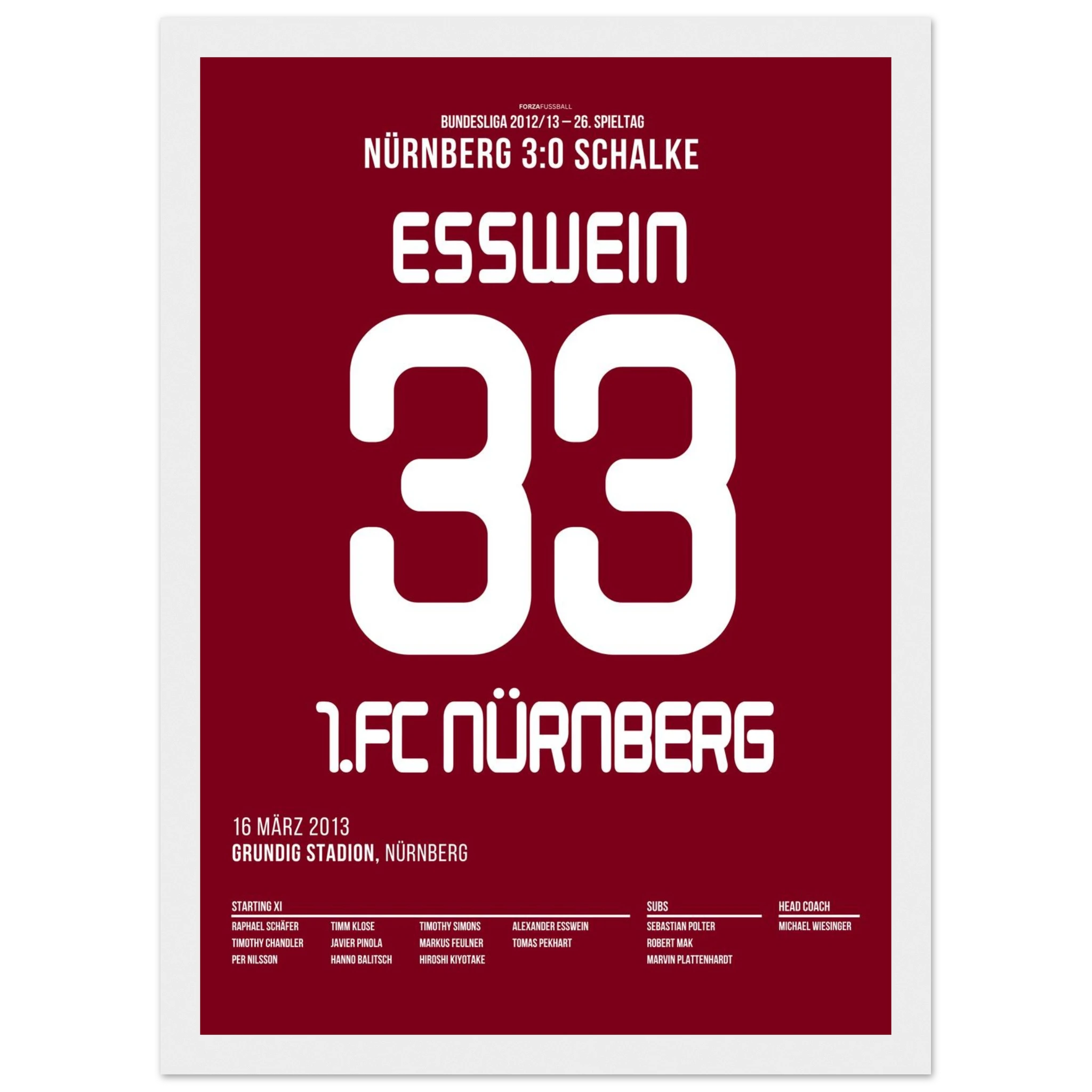 Esswein und der Club besiegen Schalke mit 3:0