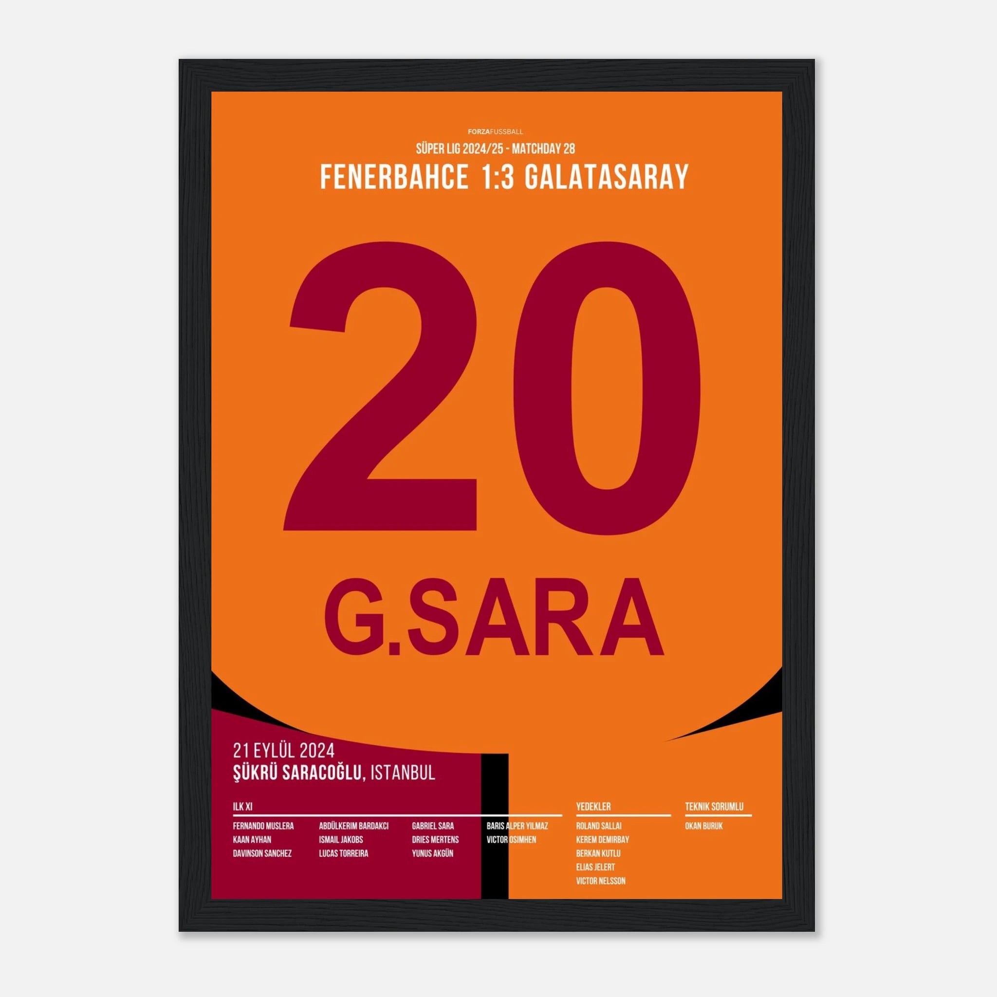 Gabriel Sara trifft zum Derbysieg für Galatasaray