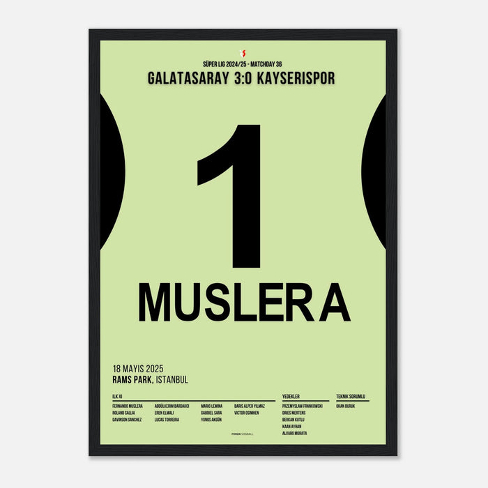 Muslera scores and goes down as a legend