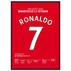 Ronaldo rettet ManU per Hattrick gegen Tottenham
