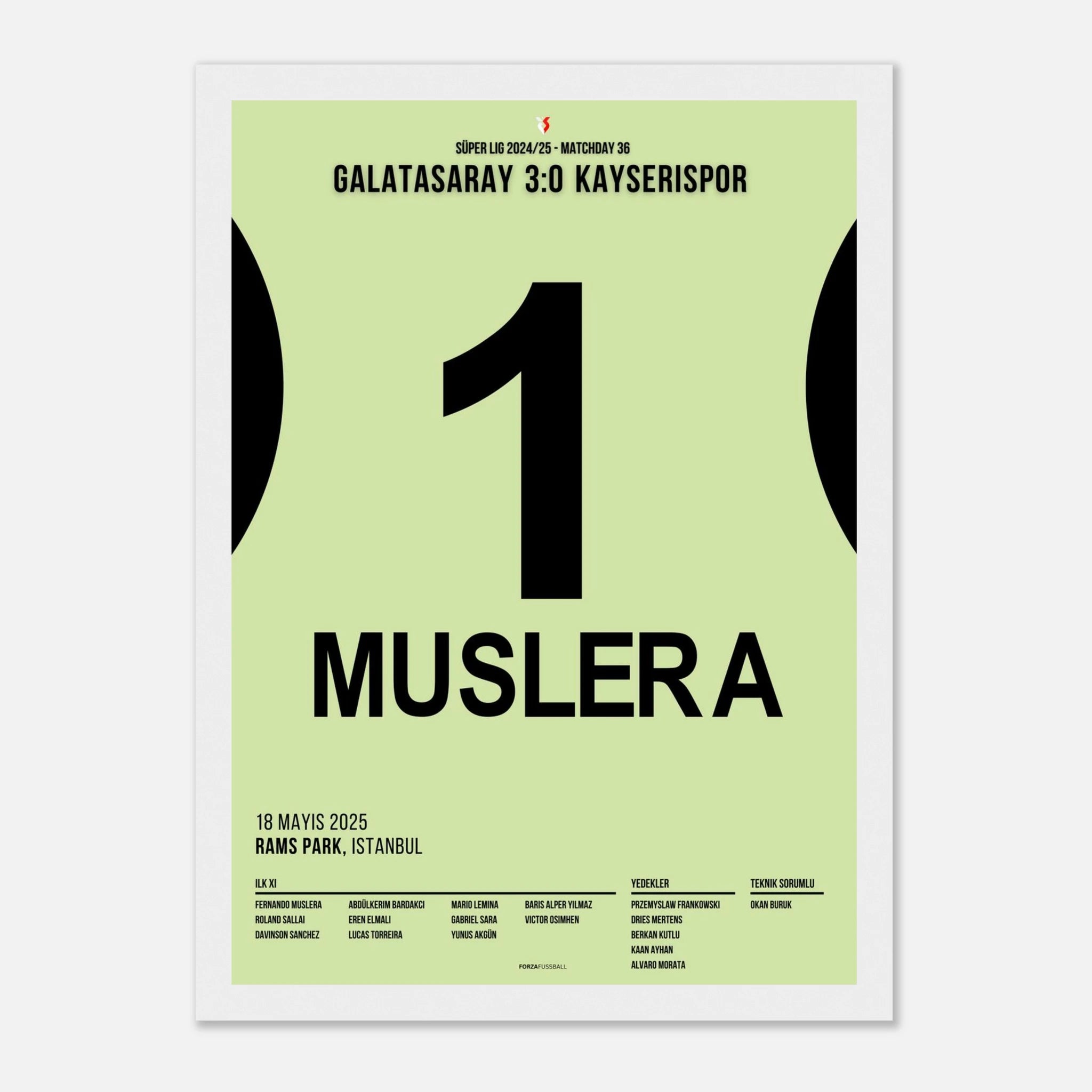 Muslera trifft und geht als Legende
