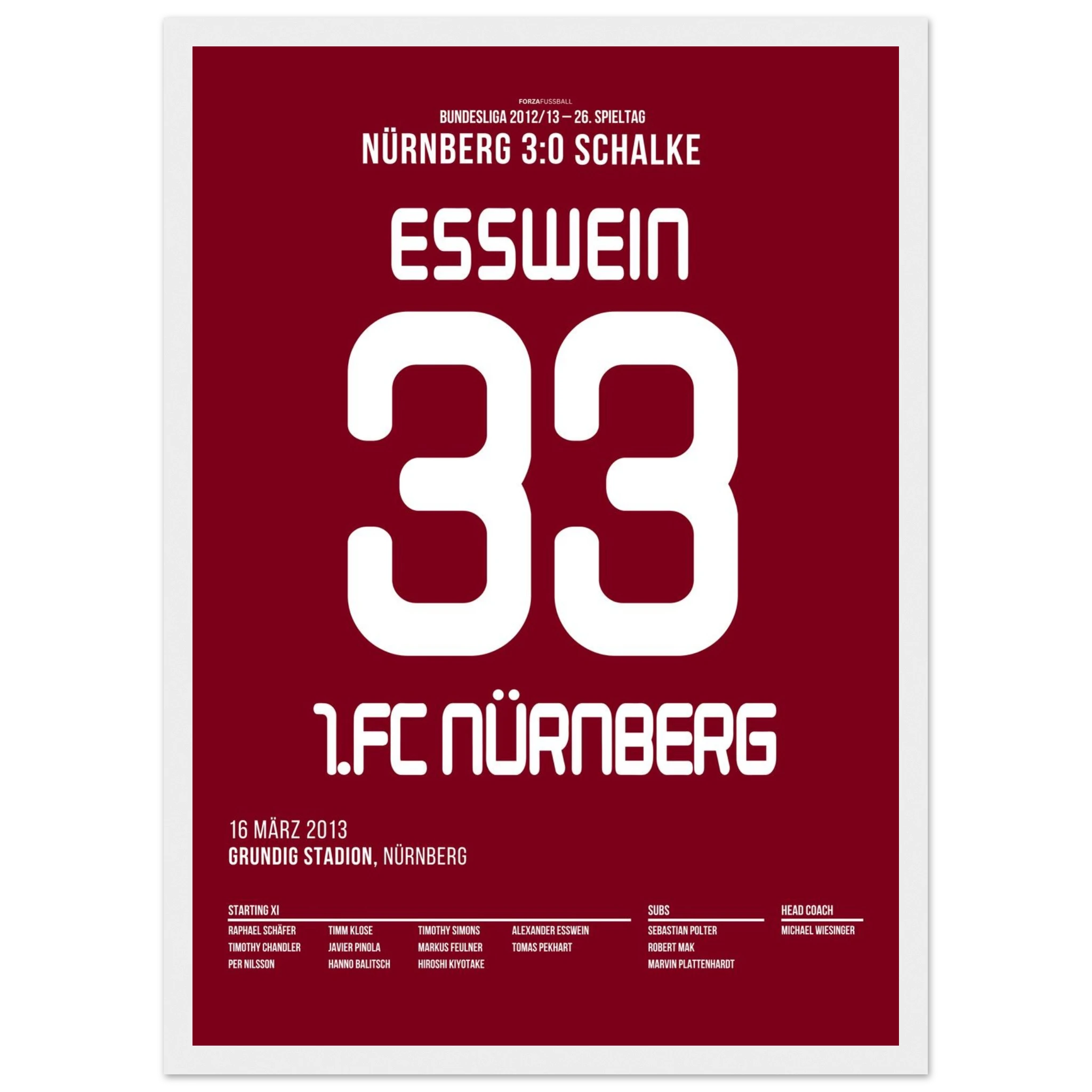 Esswein und der Club besiegen Schalke mit 3:0