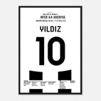 Kenan Yildiz mit 2 Toren beim 4:4 gegen Inter