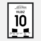 Kenan Yildiz mit 2 Toren beim 4:4 gegen Inter