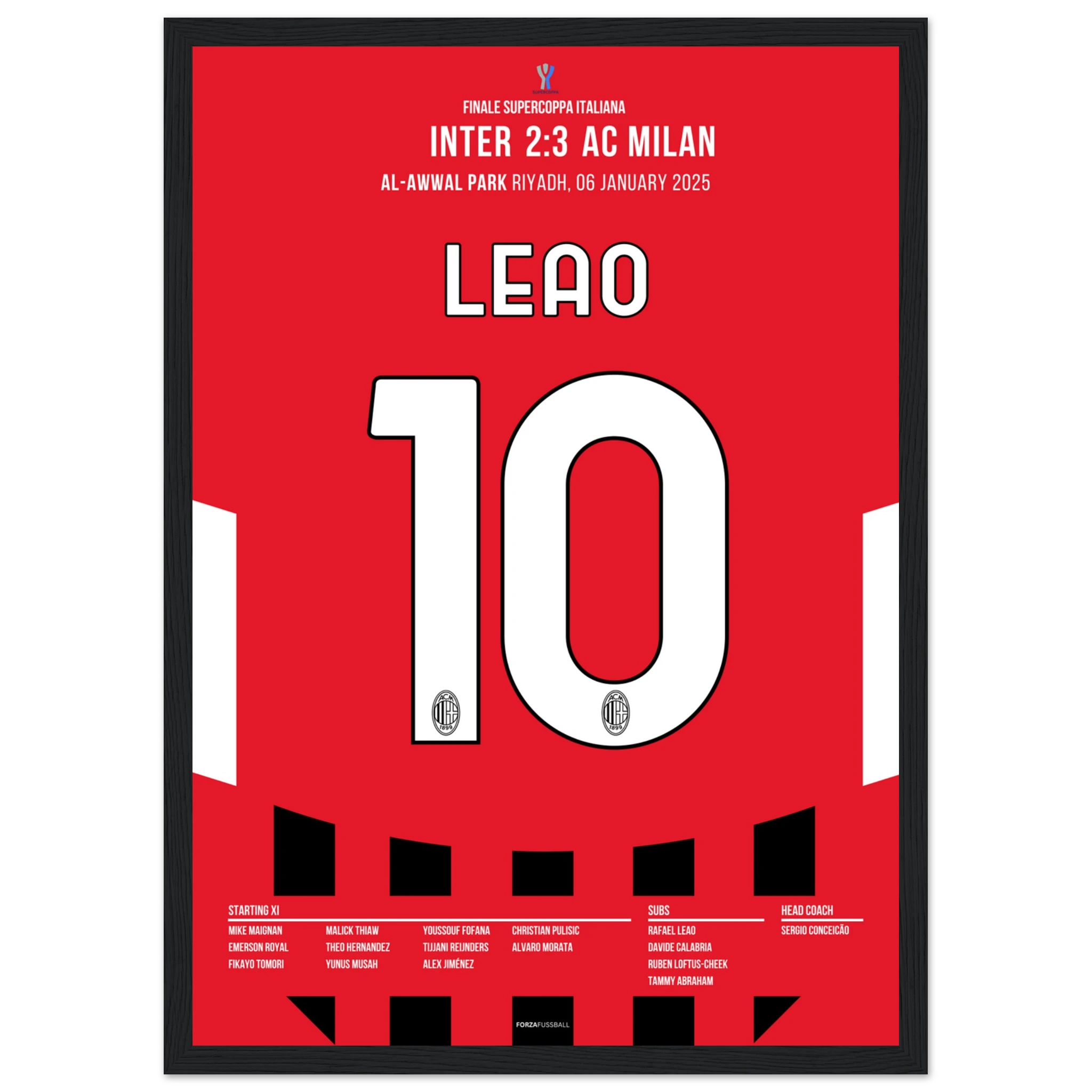 Leao führt Milan zum Super Cup Comeback im Derby