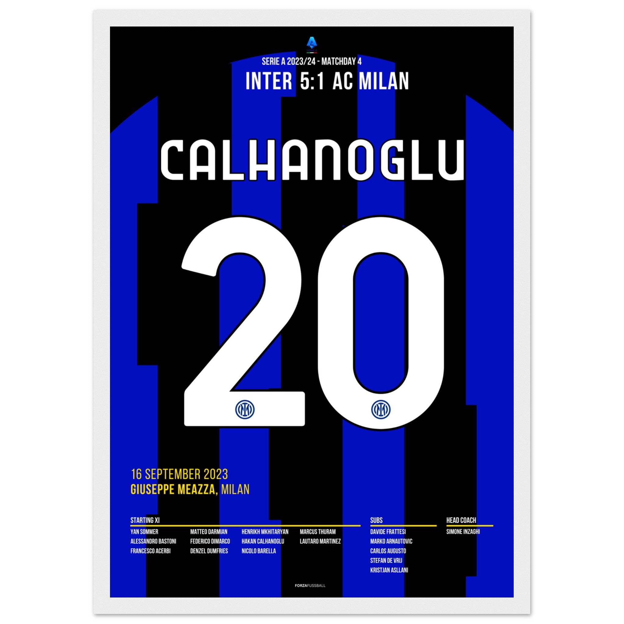 Hakan Calhanoglu trifft gegen seinen Ex Club im Derby