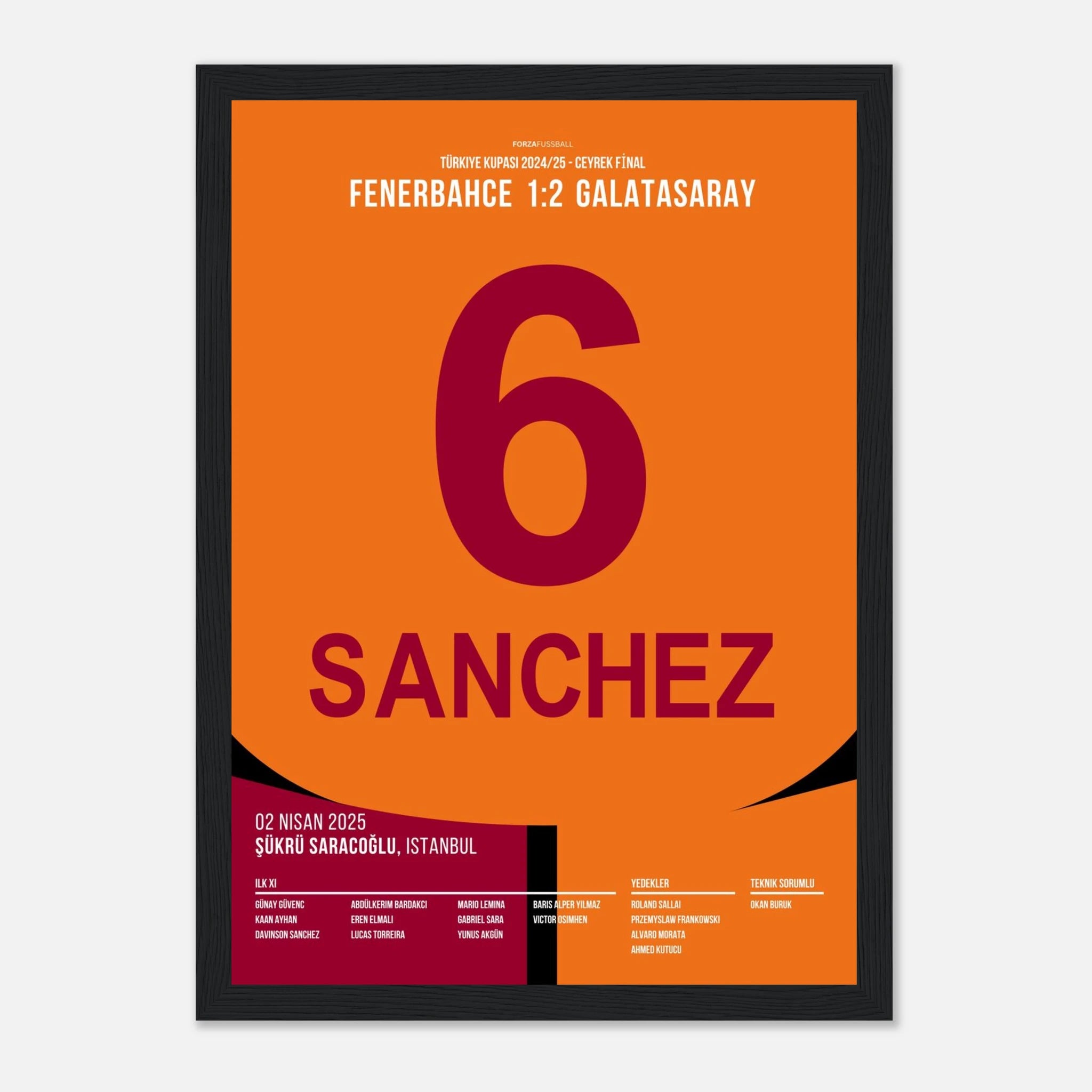 Davinson Sanchez rettet Gala per Fallrückzieher gegen Fener