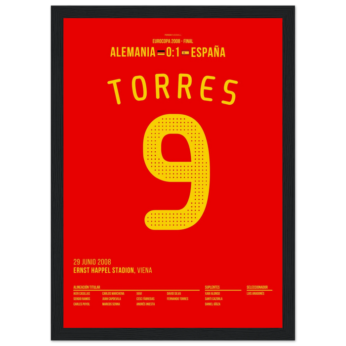 Fernando Torres leads Spain to Euro 2008 victory