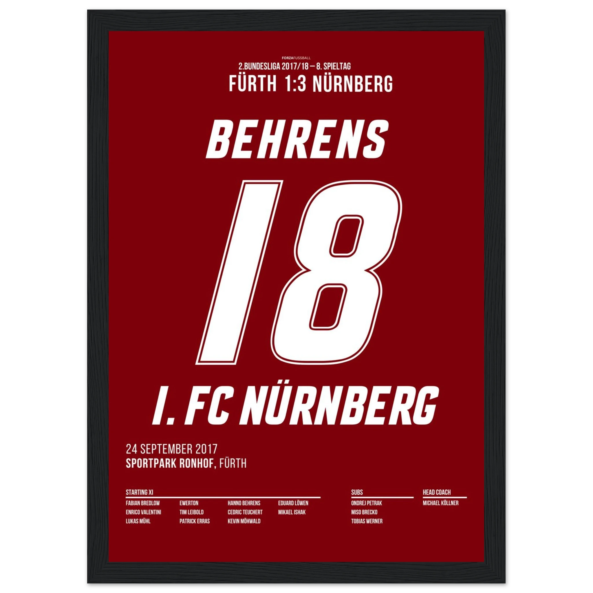 Hanno Behrens besiegelt den Derbysieg in Fürth