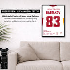 Poster kommt fertig gerahmt und montagefertig an