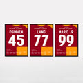Gala UCL Season 25/26 Bundle Fußball Poster mit Rahmen