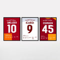 Gala UCL Heros Bundle Fußball Poster mit Rahmen