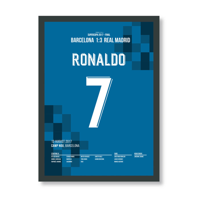 Ronaldo with a wonder goal for Super Copa victory in El Clásico