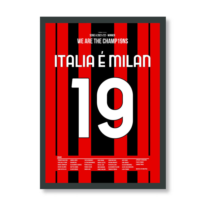 ITALY IS MILAN! Milan wins Serie A 2021/22