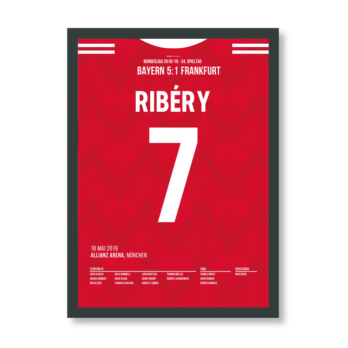 Ribery scores in his last Bayern match