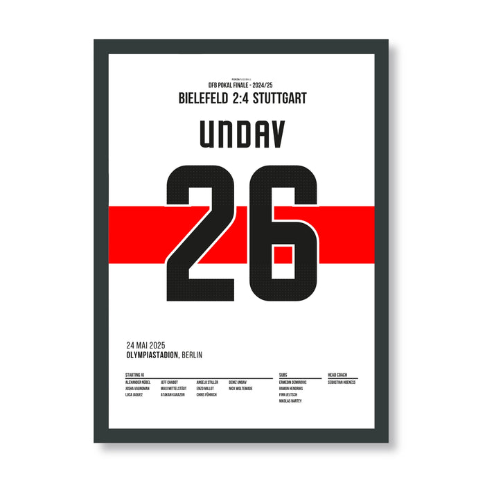 Deniz Undav decides the cup final for Stuttgart