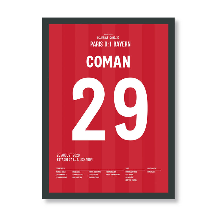 Coman heads Bayern to the 2020 Champions League title