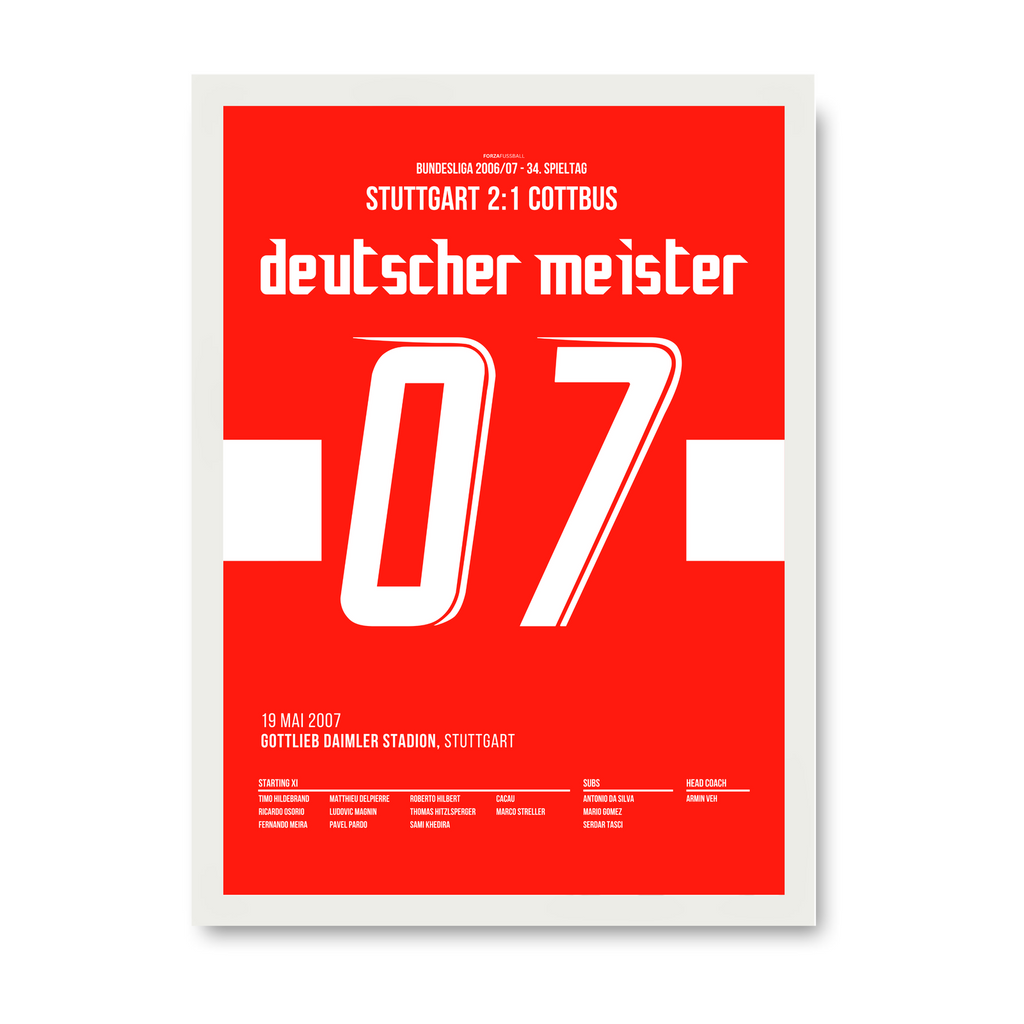 Stuttgart Meister & Pokalsieger - 1+1 Set
