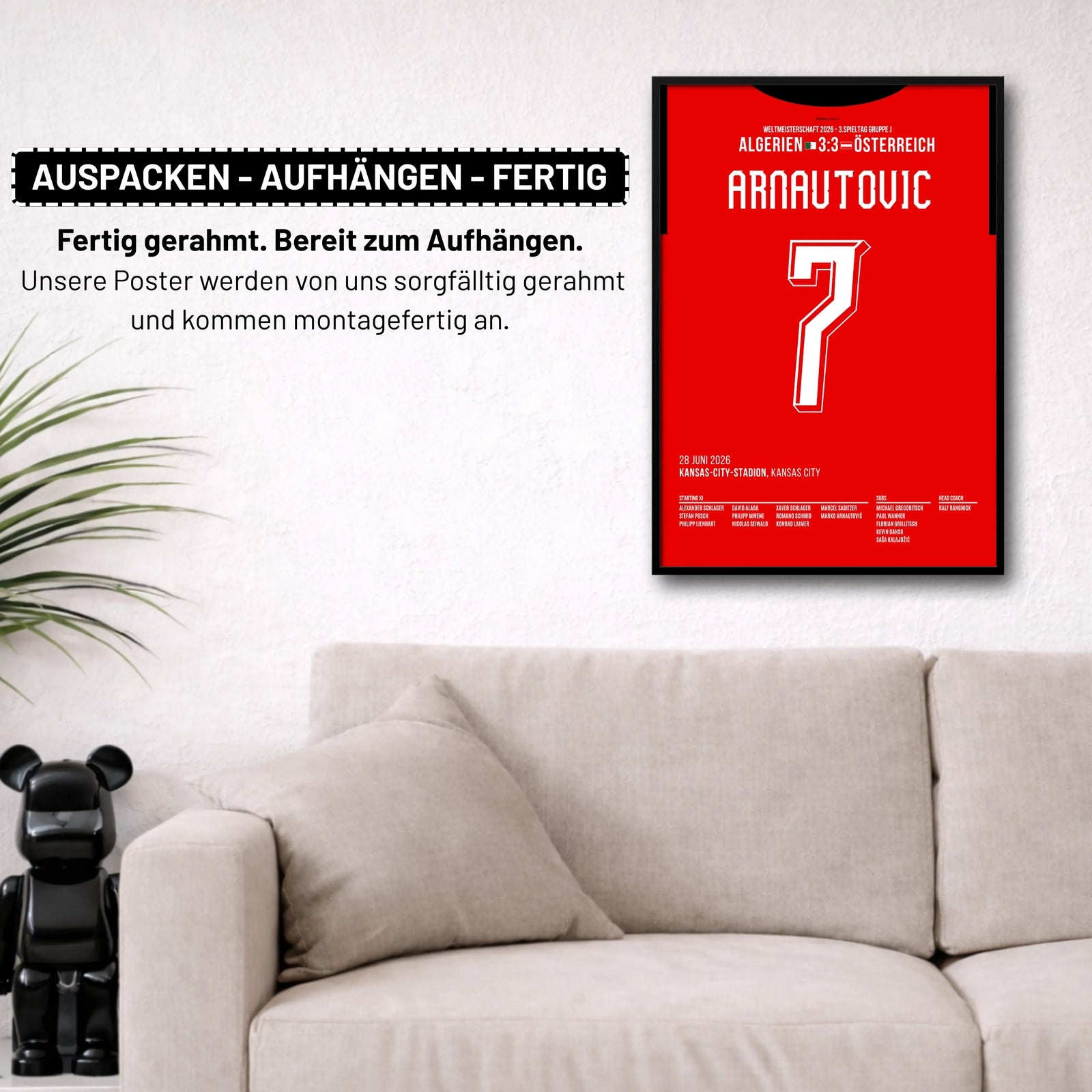 Marko Arnautovic eröffnet das Torfestival Algerien