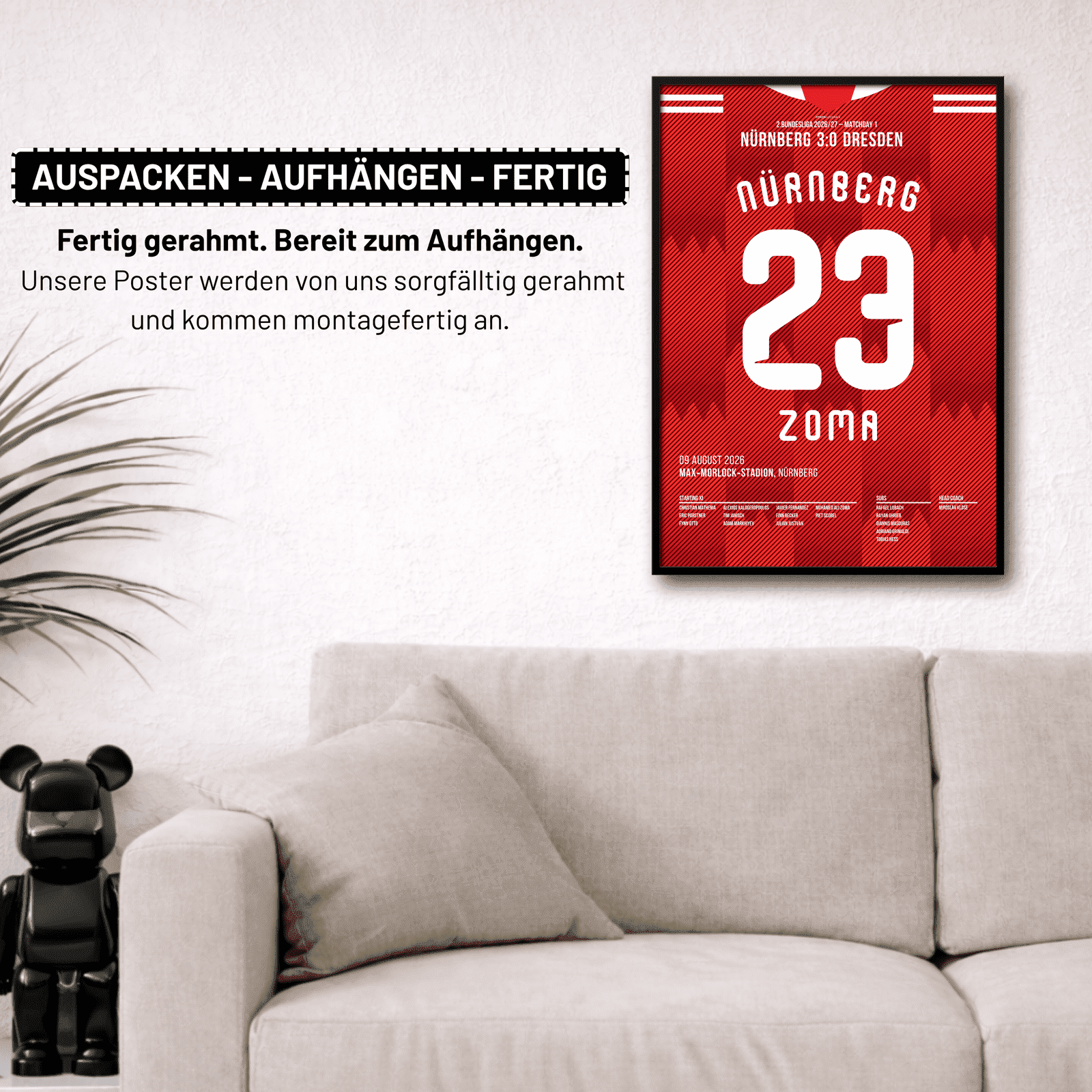 Zoma führt Nürnberg per Hattrick zum Auftaktsieg
