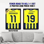 Greenwood und Muriqi Fener 1+1 Set – zwei gerahmte Poster