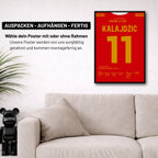 Poster kommt fertig gerahmt und montagefertig an