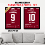 Nürnberg 7:0 Fürth - 1+1 Set