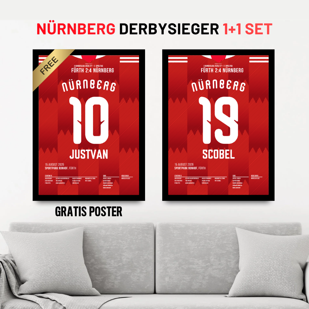 Justvan X Scobel Derbysieger - 1+1 Set