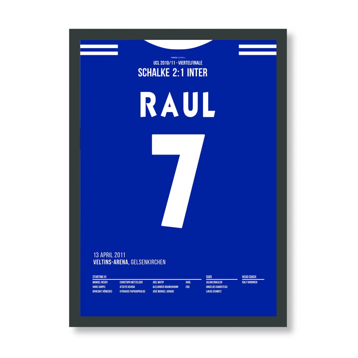 Raul and Schalke knock out holders Inter from the UCL
