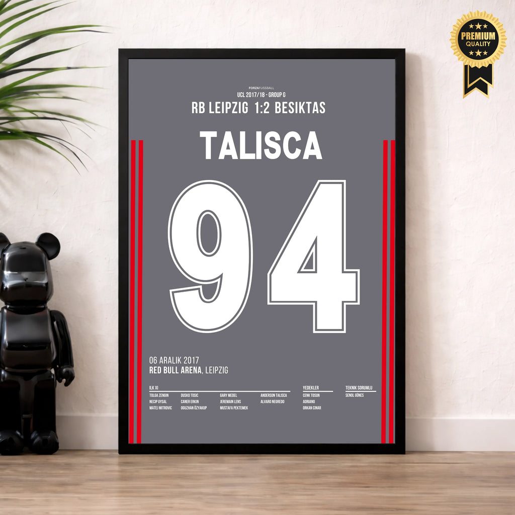 Quaresma X Talisca - 1+1 Set Fußball Poster mit Rahmen