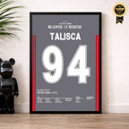 Quaresma X Talisca - 1+1 Set Fußball Poster mit Rahmen
