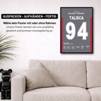 Besiktas Prime Bundle Fußball Poster mit Rahmen