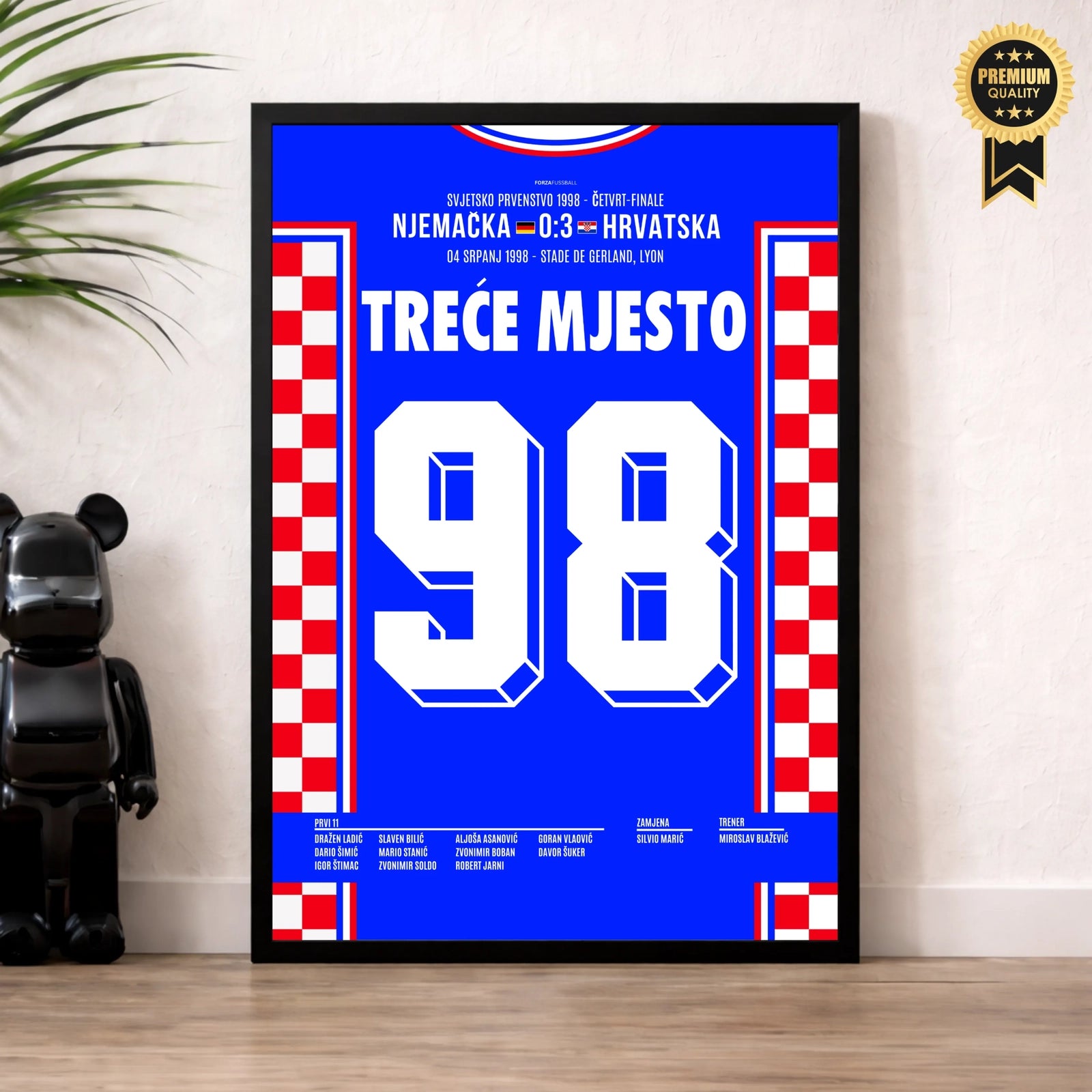 Kroatien wird Dritter bei der WM 1998 in Frankreich
