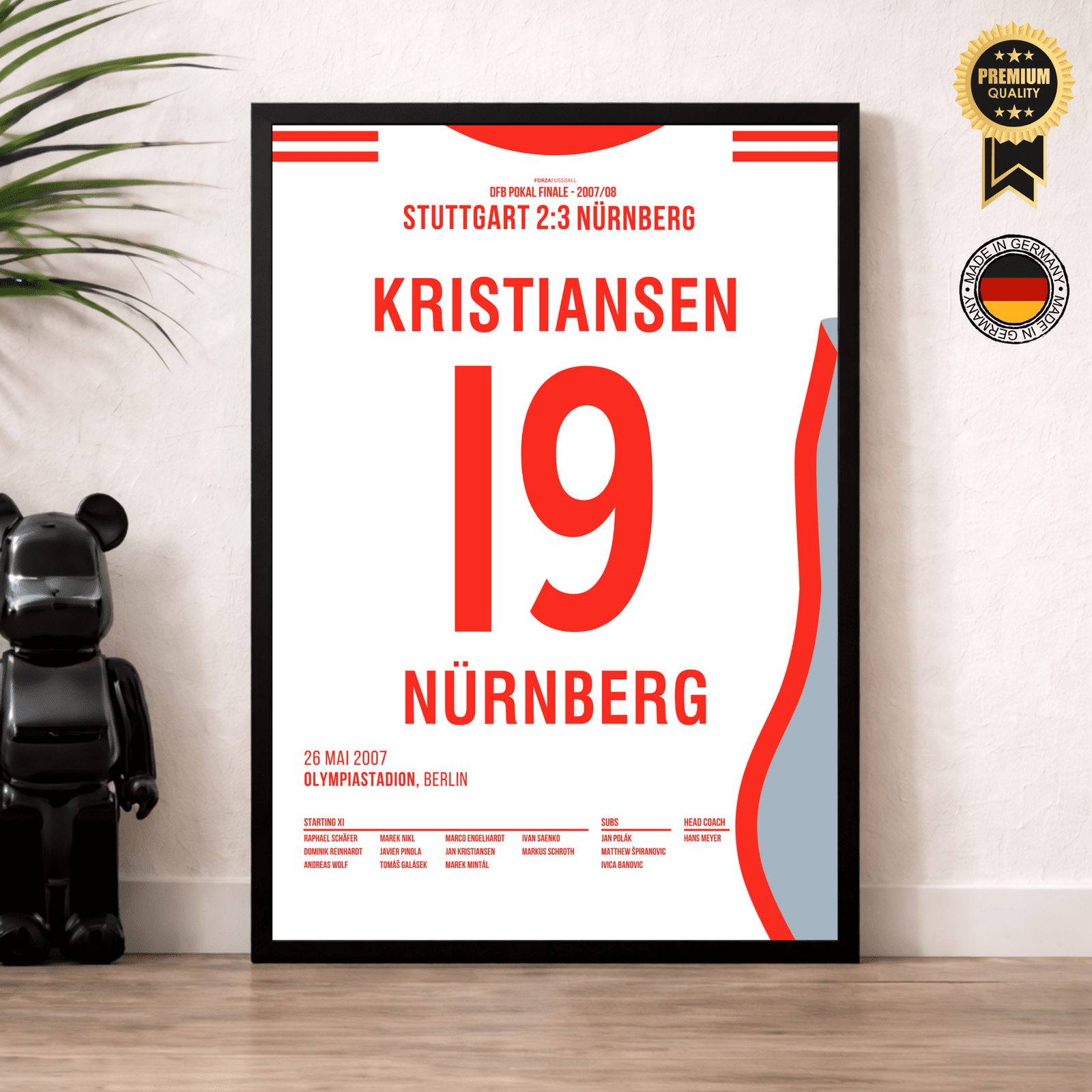 Jan Kristiansen mit dem Traumtor zum DFB Pokalsieg 2007