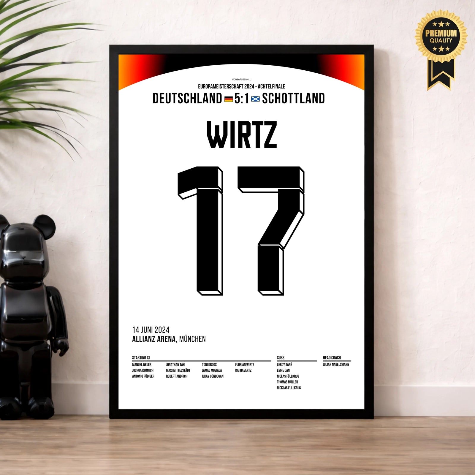 Florian Wirtz eröffnet das Schützenfest bei der EM gegen Schottland