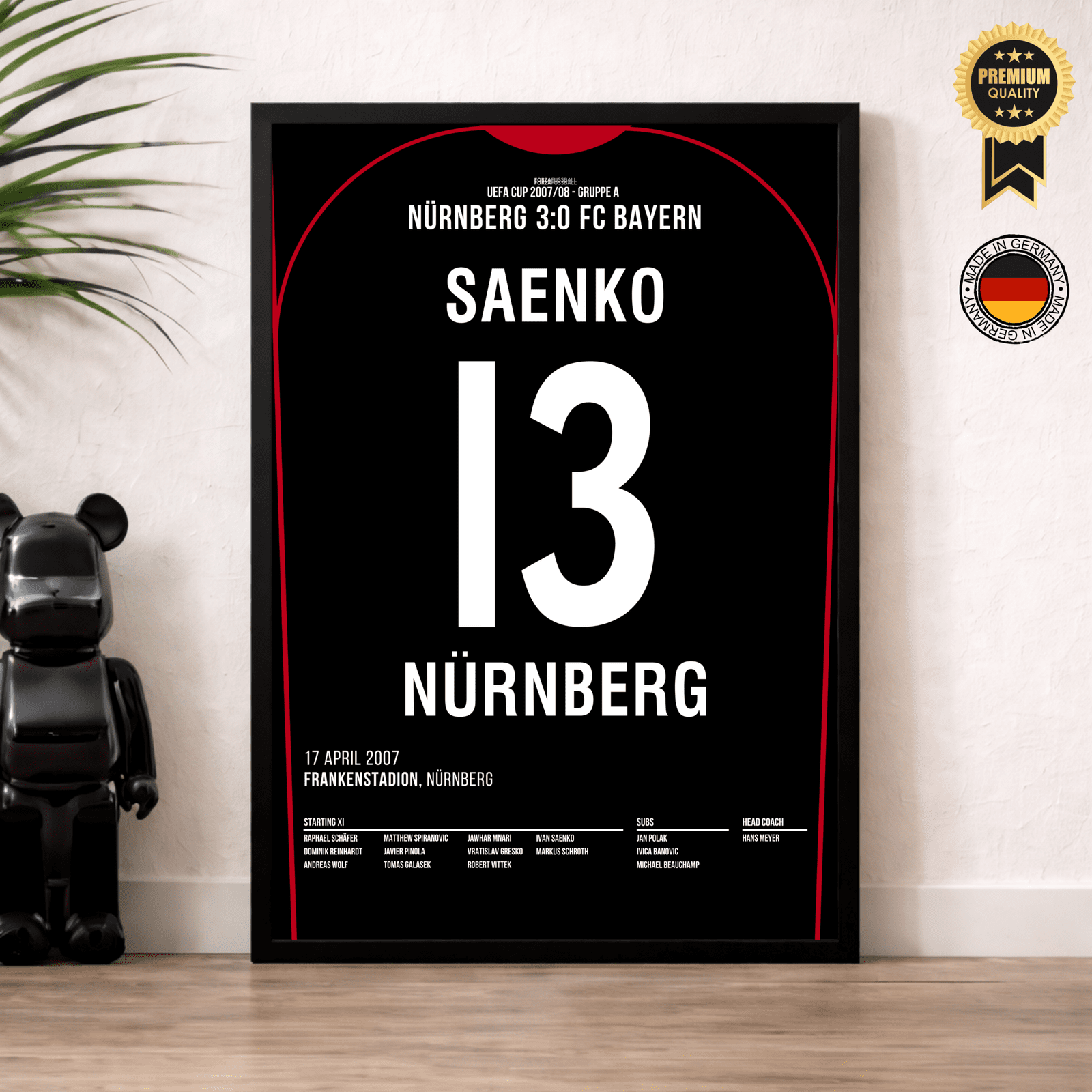 Ivan Saenko war dabei! FCN 3 - Bayern 0