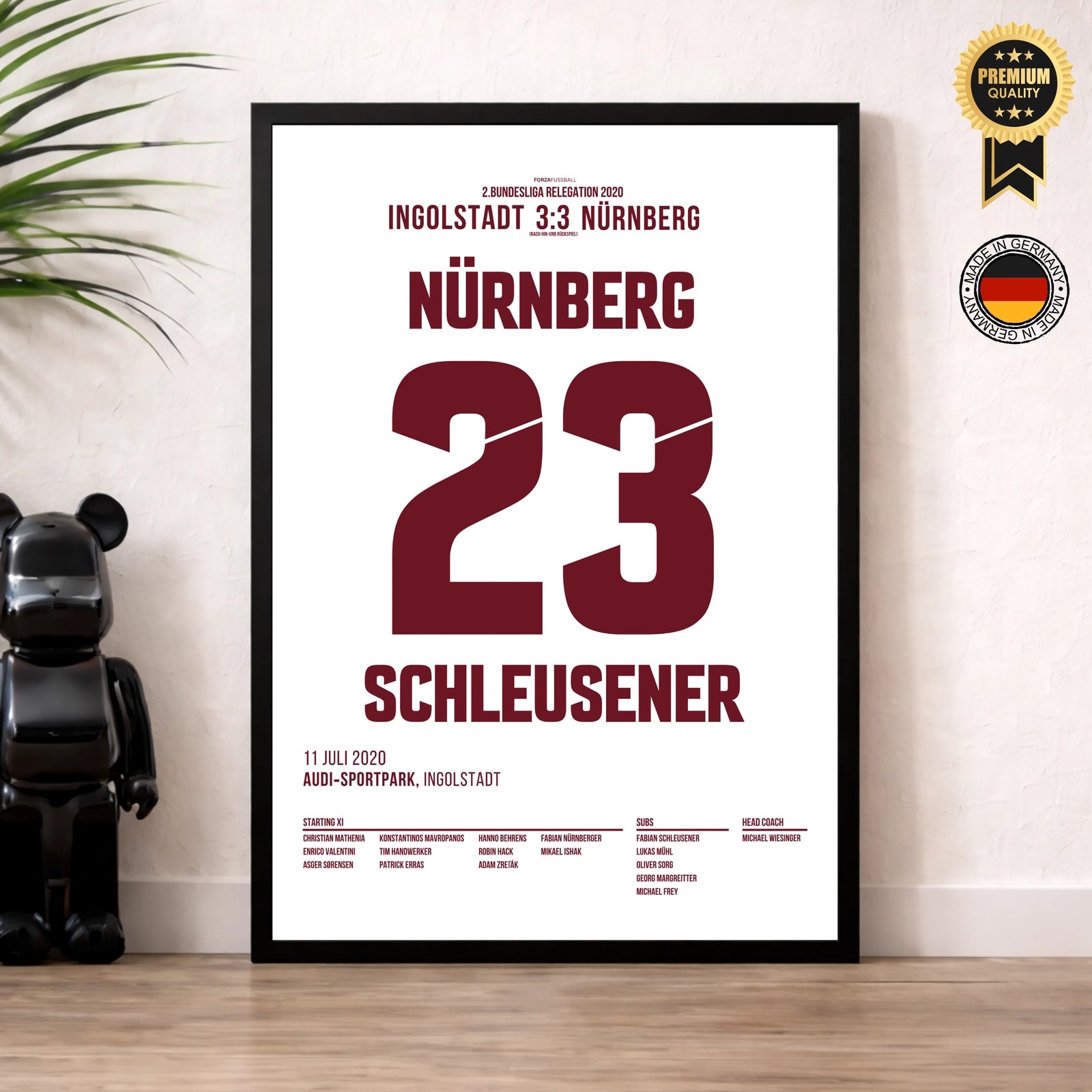 Schleusner 90+6 - rettet den Club in der Relegation