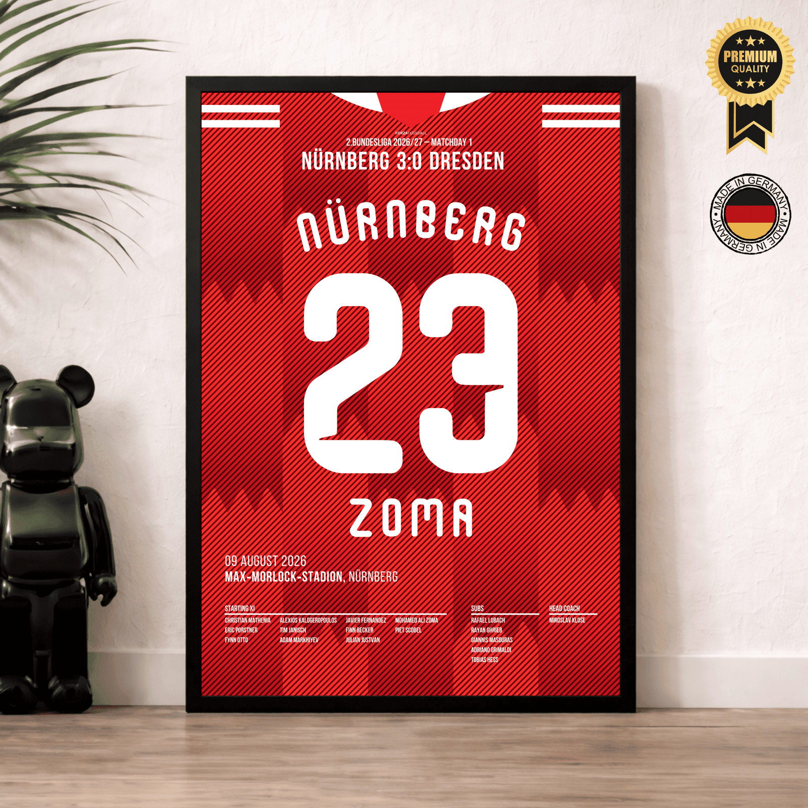 Zoma führt Nürnberg per Hattrick zum Auftaktsieg