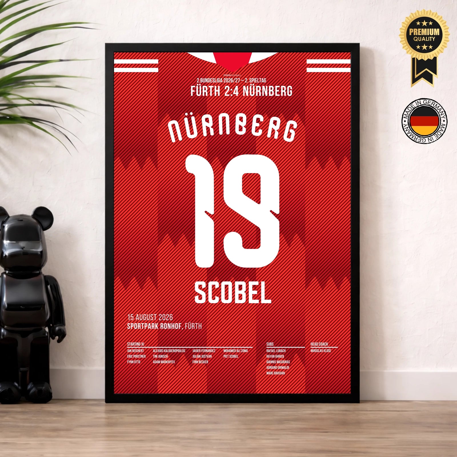 Piet Scobel trifft doppelt beim Derbysieg in Fürth
