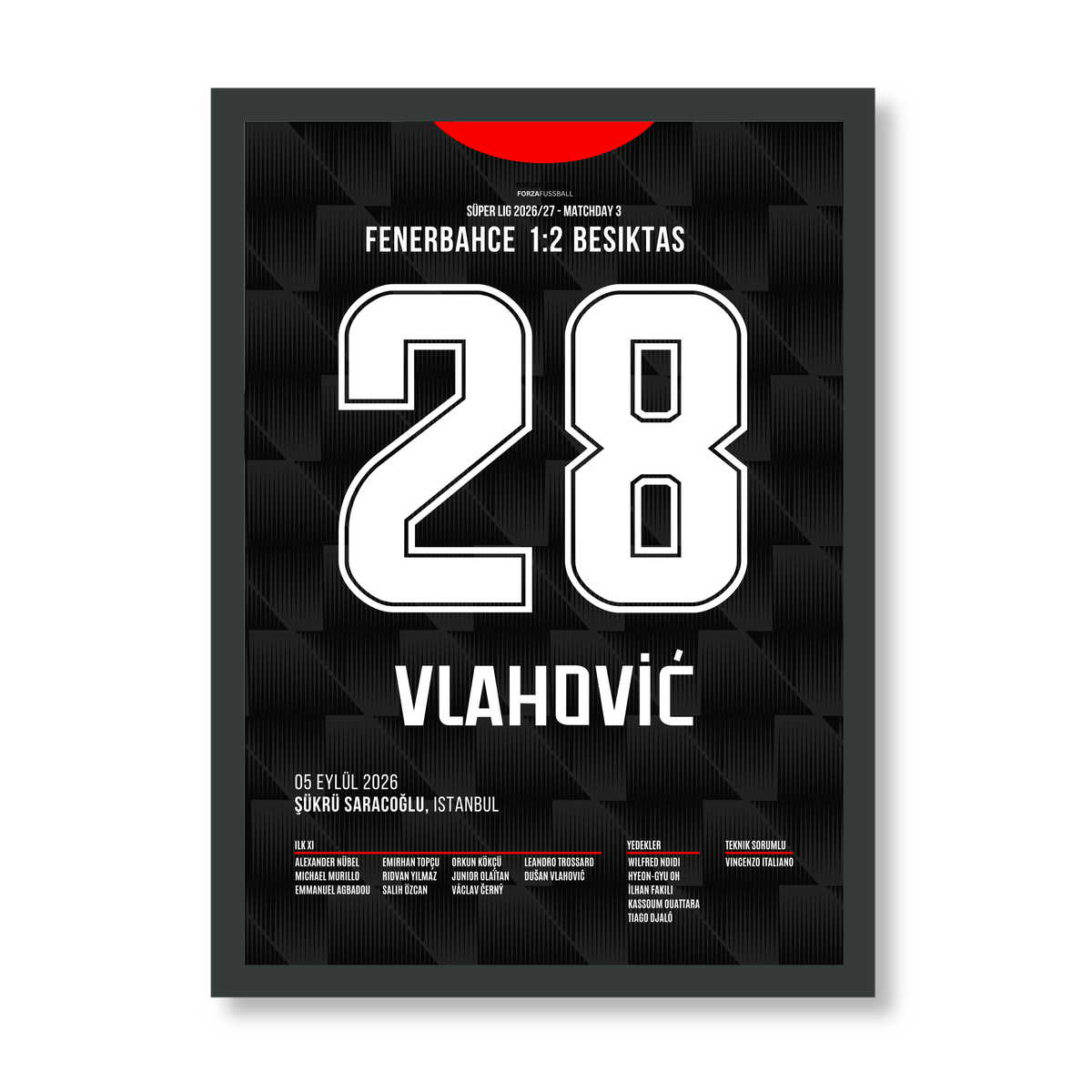 Vlahović wins the Kadiköy derby for Besiktas