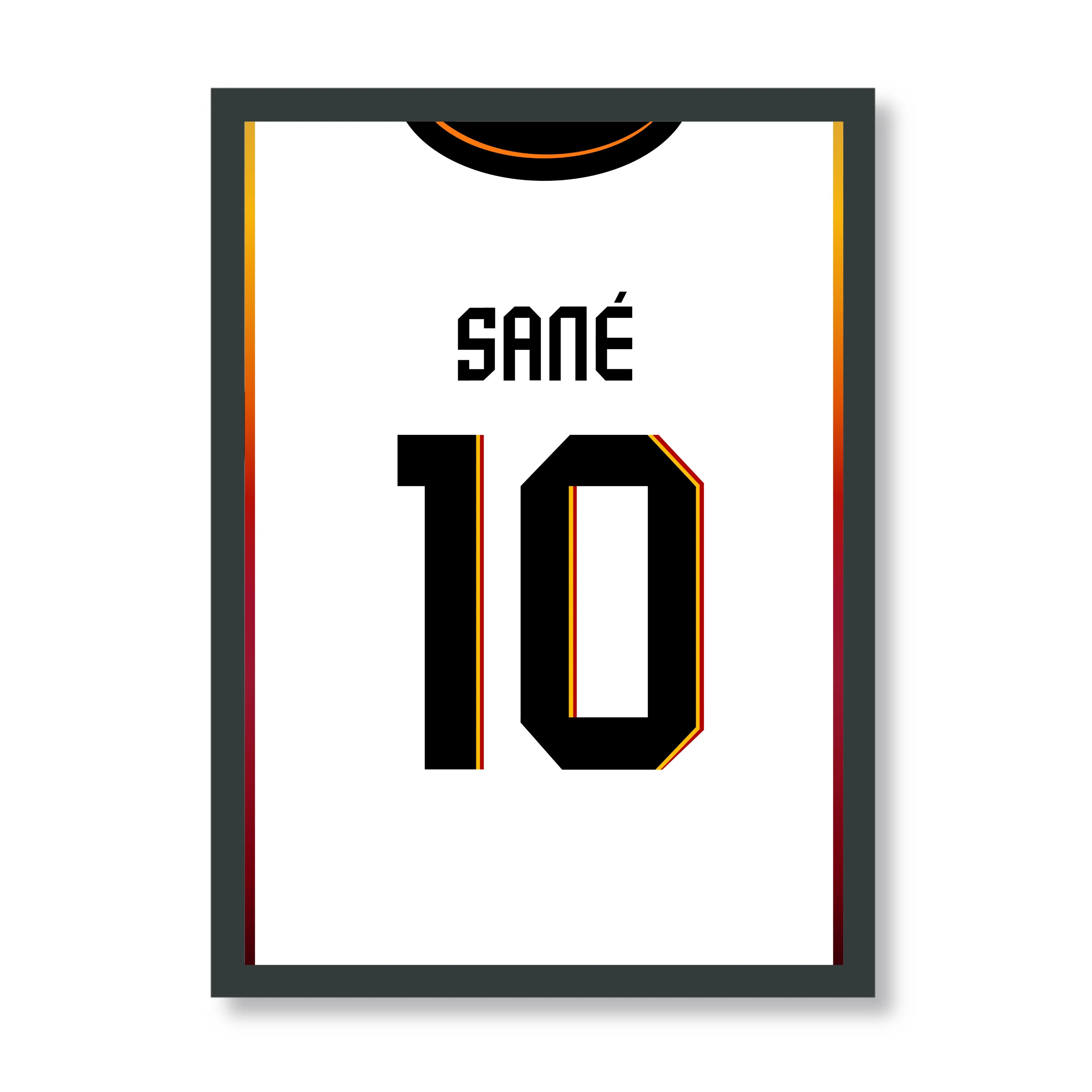 Leao - Osimhen - Sané Bundle Fußball Poster mit Rahmen