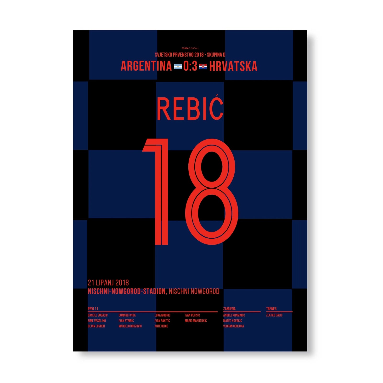 Rebic und Kroatien zerstören Argentinien bei der WM 2018
