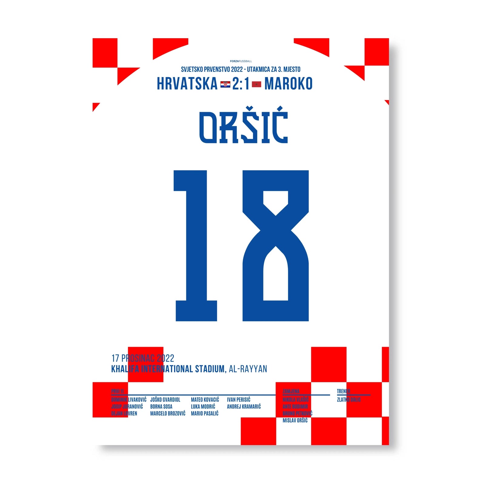 Oršić-Traumtor sichert Kroatien WM Platz Drei
